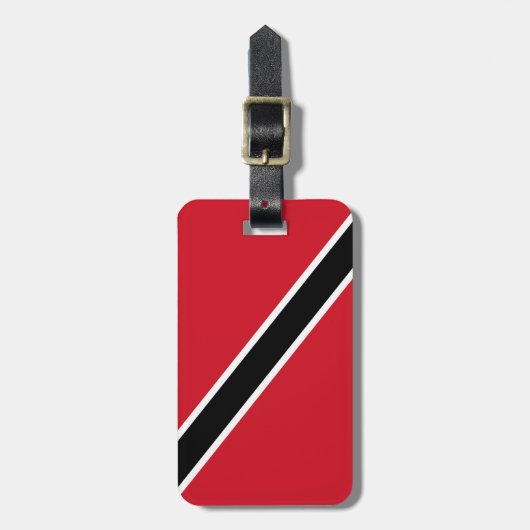 vlag van Trinidad en Tobago Bagagelabel (Voorkant verticaal)