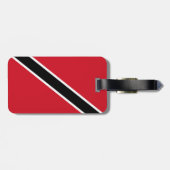 vlag van Trinidad en Tobago Bagagelabel (Achterkant horizontaal)