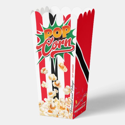 vlag van Trinidad en Tobago Bedankdoosjes (Achterkant)