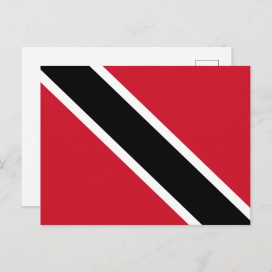 Vlag van Trinidad en Tobago Briefkaart (Voorkant / Achterkant)