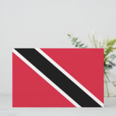 Vlag van Trinidad en Tobago Briefpapier (Staand voorkant)