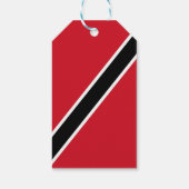 vlag van Trinidad en Tobago Cadeaulabel (Achterkant)