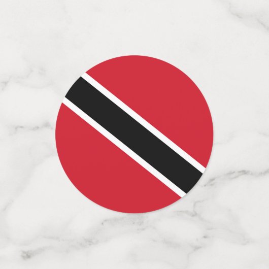 vlag van Trinidad en Tobago Confetti (Kleine voorkant)