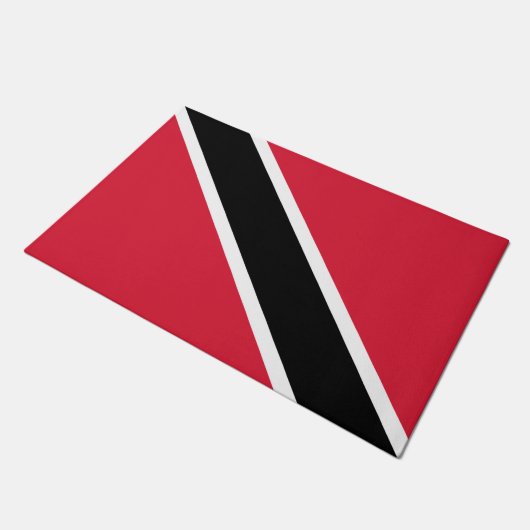 Vlag van Trinidad en Tobago Deurmat (Schuin)