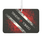 Vlag van Trinidad en Tobago Dot Luchtverfrisser (Achterkant)