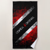 Vlag van Trinidad en Tobago Dot Strandlaken (Voorkant)