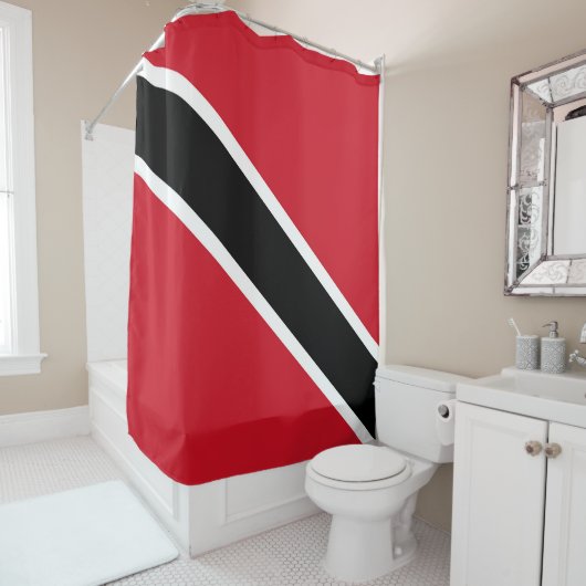 vlag van Trinidad en Tobago Douchegordijn (In situ)
