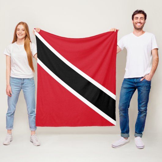 vlag van Trinidad en Tobago Fleece Deken (In situ)