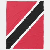 Vlag van Trinidad en Tobago Fleece Deken (Voorkant)