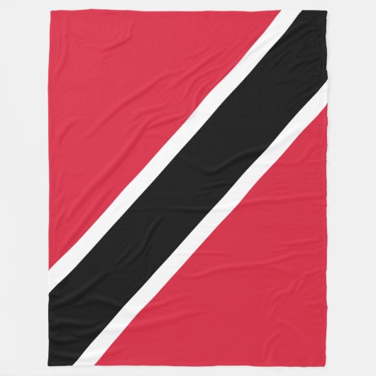 Vlag van Trinidad en Tobago Fleece Deken (Voorkant)