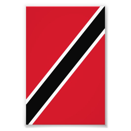 vlag van Trinidad en Tobago Foto Afdruk (Voorkant)