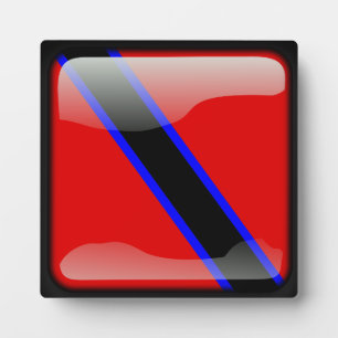 Vlag van Trinidad en Tobago Fotoplaat