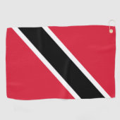 vlag van Trinidad en Tobago Golfhanddoek (Horizontaal)