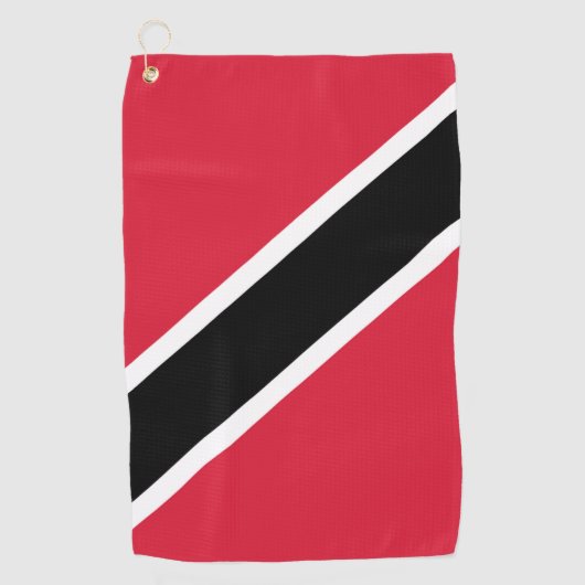 vlag van Trinidad en Tobago Golfhanddoek (Voorkant)