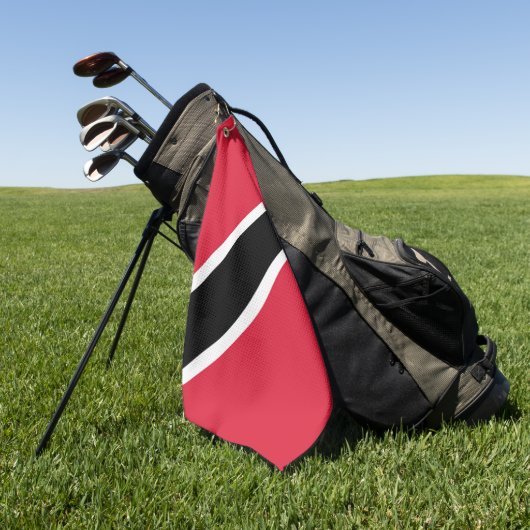 vlag van Trinidad en Tobago  Golfhanddoek (Groen)