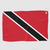 vlag van Trinidad en Tobago Golfhanddoek (Horizontaal)