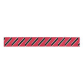 vlag van Trinidad en Tobago Grosgrain Lint (Voorkant)