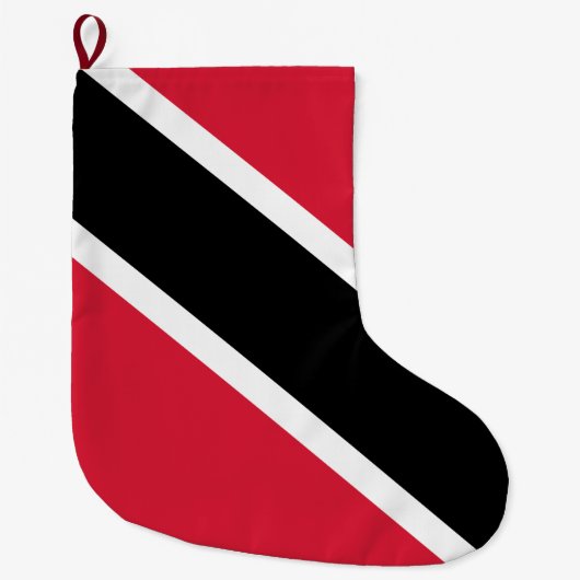 Vlag van Trinidad en Tobago Grote Kerstsok (Voorkant)