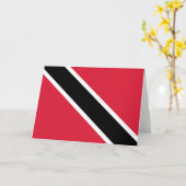 Vlag van Trinidad en Tobago Kaart (Gele Bloem)