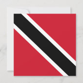 Vlag van Trinidad en Tobago Kaart (Voorkant)