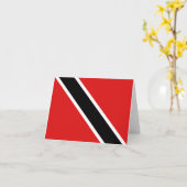 Vlag van Trinidad en Tobago Kaart (Gele Bloem)
