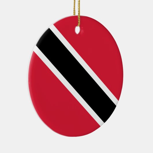 Vlag van Trinidad en Tobago Keramisch Ornament (Rechts)