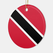 Vlag van Trinidad en Tobago Keramisch Ornament (Links)