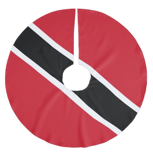 Vlag van Trinidad en Tobago Kerstboom Rok (Voorkant)