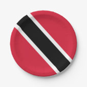 vlag van Trinidad en Tobago   Papieren Bordje (Voorkant)