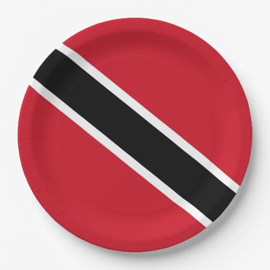 vlag van Trinidad en Tobago Papieren Bordje (Voorkant)