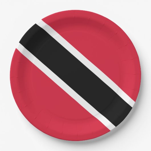 Vlag van Trinidad en Tobago Papieren Bordje (Voorkant)