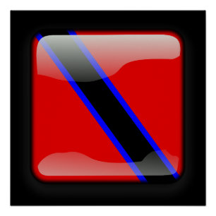 Vlag van Trinidad en Tobago Perfect Poster