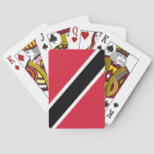 Vlag van Trinidad en Tobago Pokerkaarten (Achterkant)