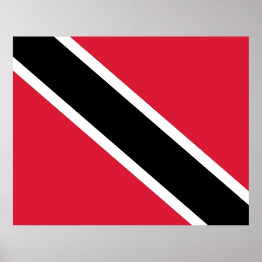 Vlag van Trinidad en Tobago Poster (Voorkant)