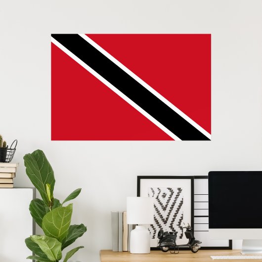 vlag van Trinidad en Tobago Poster (Thuiskantoor)
