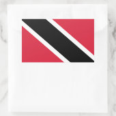 Vlag van Trinidad en Tobago Rechthoekige Sticker (Tas)