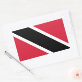 Vlag van Trinidad en Tobago Rechthoekige Sticker (Envelop)