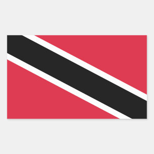 Vlag van Trinidad en Tobago Rechthoekige Sticker