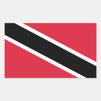 Vlag van Trinidad en Tobago Rechthoekige Sticker