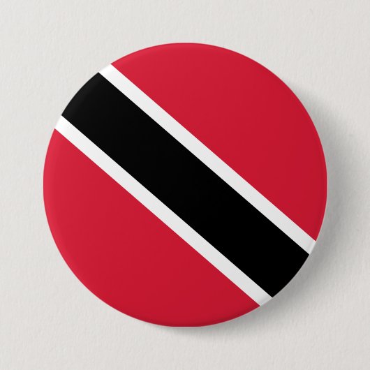 Vlag van Trinidad en Tobago Ronde Button 7,6 Cm (Voorkant)