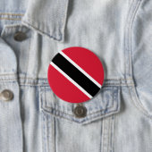 Vlag van Trinidad en Tobago Ronde Button 7,6 Cm (In situ)