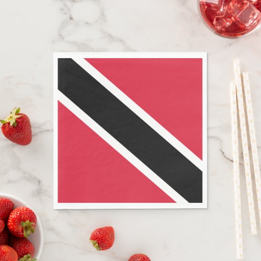 Vlag van Trinidad en Tobago Servet (Insitu)