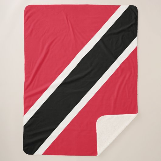 Vlag van Trinidad en Tobago Sherpa Deken (Voorkant)