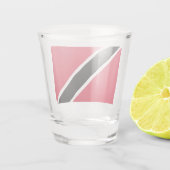 Vlag van Trinidad en Tobago Shot Glas (Achterkant)