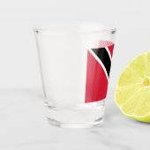 Vlag van Trinidad en Tobago Shot Glas (Links)