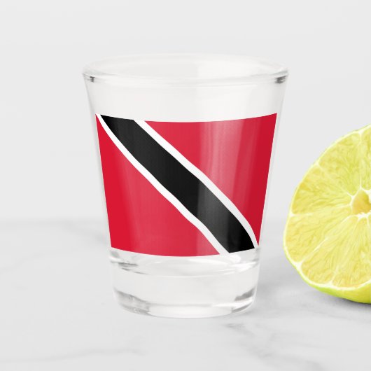 Vlag van Trinidad en Tobago Shot Glas (Voorkant)