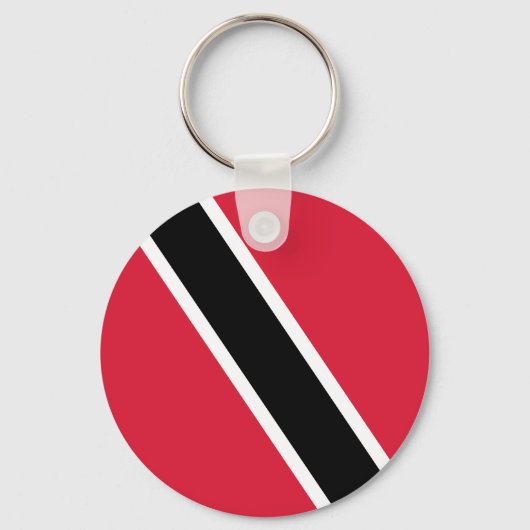 Vlag van Trinidad en Tobago Sleutelhanger (Voorkant)