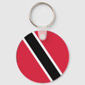 Vlag van Trinidad en Tobago Sleutelhanger (Achterkant)