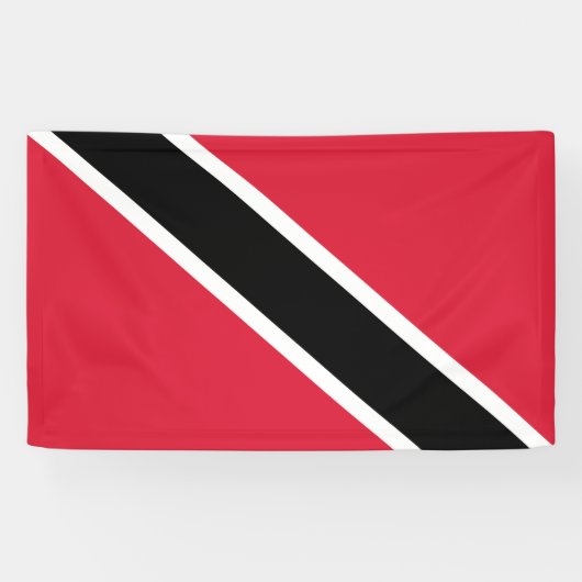Vlag van Trinidad en Tobago Spandoek (Horizontaal)