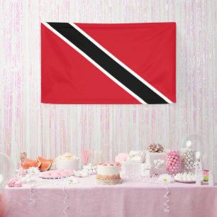 vlag van Trinidad en Tobago Spandoek